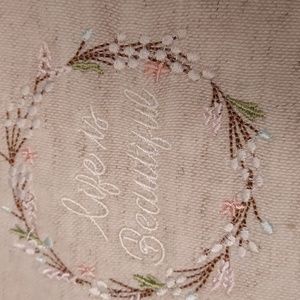 Nwt 2 Celebrate Together beautiful kitchen towels,  72% Cotton, 28% Linen